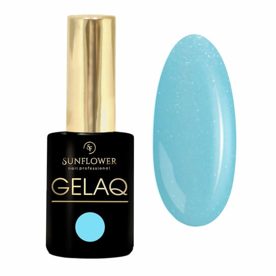 Gelaq, Pearl Nr 214   Lakier Hybrydowy UV - Perła Błękit SUNFLOWER