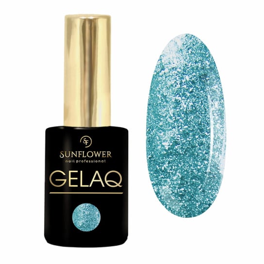 Gelaq, Platinum Warm Blue 033 - Lakier Hybrydowy UV SUNFLOWER