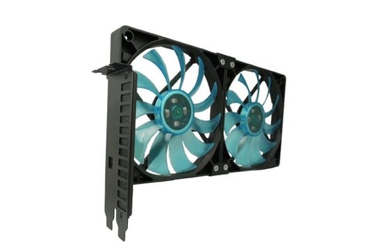 Gelid SL-PCI-02 2xWentylatory SLIM 120mm na PCI Gelid