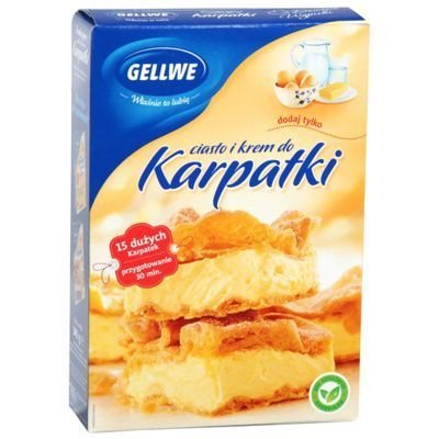 Gellwe, Ciasto Karpatka+krem, 340 g Gellwe