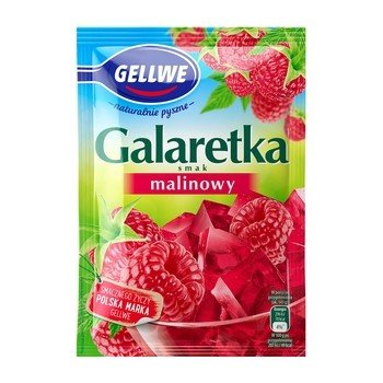 Gellwe Galaretka smak malinowy 72g Inna marka