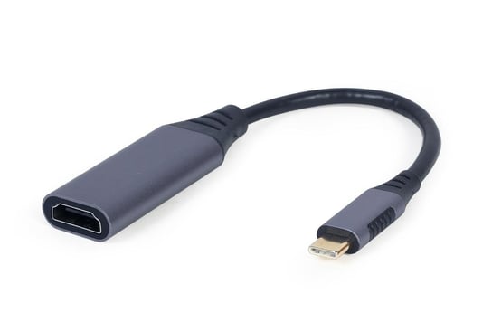 Gembird, Adapter USB TYP-C do HDMI na kablu, Szary, 15 cm Gembird