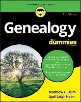 Genealogy For Dummies Helm April Leigh, Helm Matthew L.