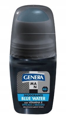 Genera Man, Blue Water, Dezodorant w kulce, 50ml Genera
