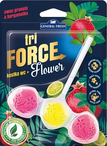 General Fresh Tri Force Flower Granat Zawieszka Wc General Fresh