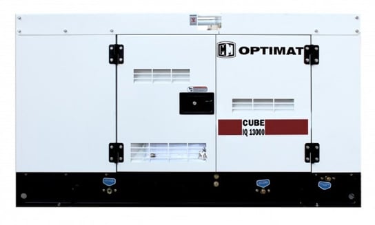 Generator Agregat Prądu AVR Diesel 13kW 230/400V prądotwórczy trójfazowy 3 fazy 17 kVA Optimat IQ13000 CUBE przemysłowy Optimat