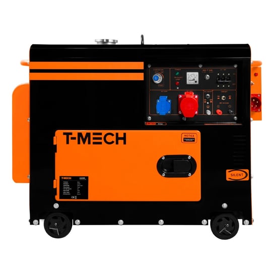 Generator Diesel Cichy Przenośny T-Mech Trójfazowy 400V Monster