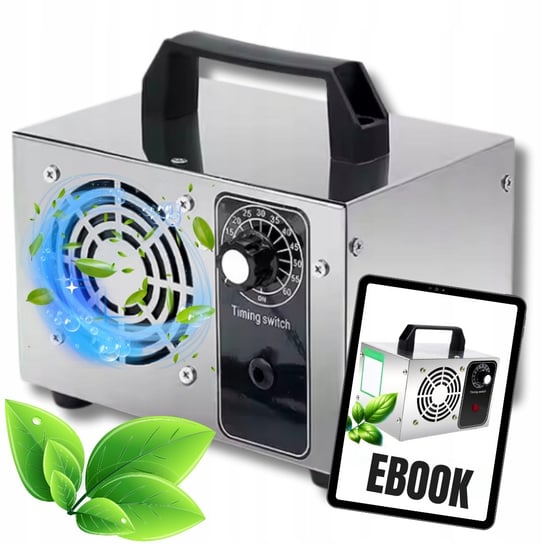GENERATOR OZONU Ozonator Oczyszczacz Powietrza Domowy Neutralizator + EBOOK FLEX