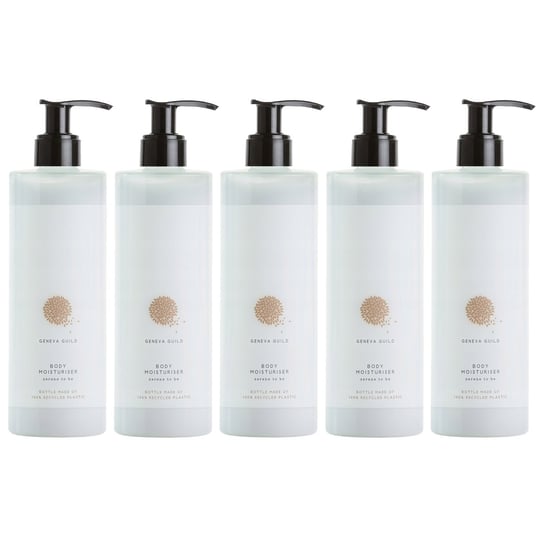 Geneva Guild Body Lotion - Balsam do ciała z pompką 5x380ml Geneva