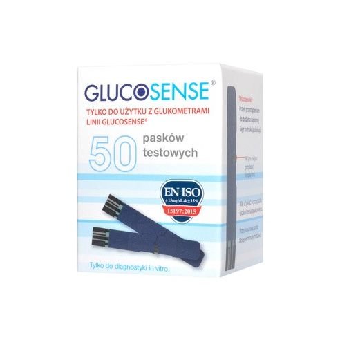 Genexo, Glucosense, Paski testowe do pomiaru glukozy, 50 szt. Genexo