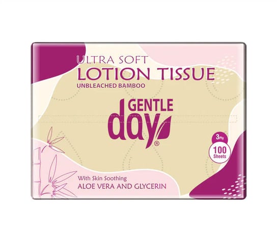 Gentle Day, Chusteczki Bambusowe Z Aloesem I Gliceryną, 100 Szt. Gentle Day