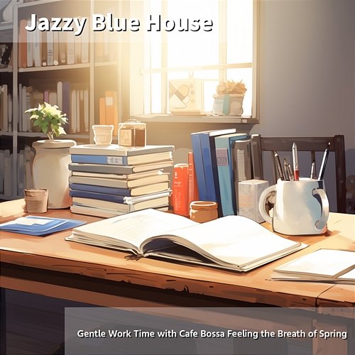 Gentle Work Time with Cafe Bossa Feeling the Breath of Spring Jazzy Blue House