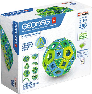 Geomag, Klocki Konstrukcyjne Classic Panels Re Cold Masterbox 388, G191 Geomag