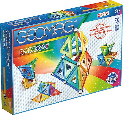 Geomag, klocki konstrukcyjne Rainbow Panels 72 pcs, G371 Geomag