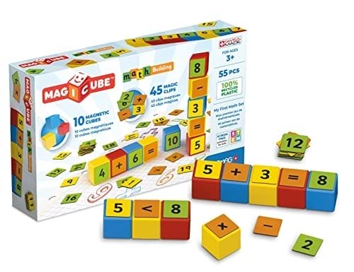 Geomag Magicube Math Building Clips Magnetyczne Gry Dla Geomag