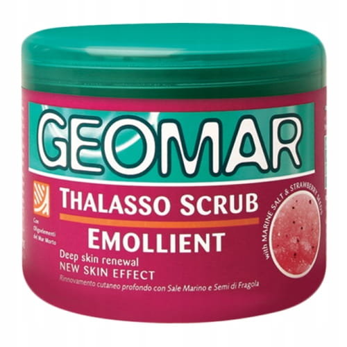 Geomar, Peeling Do Ciała Emollient Truskawka, 600g Geomar