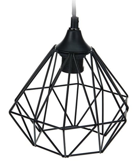 Geometryczna lampa wisząca, czarna, 21x21x100 cm SkandynawskiDom
