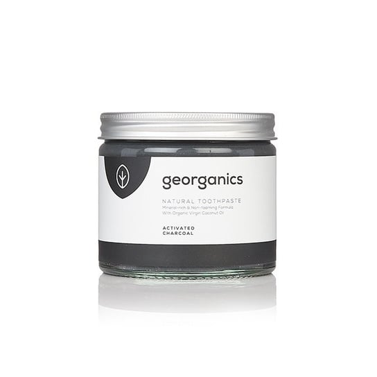 Georganics, mineralna pasta do zębów w słoiku Activated Charcoal, 120 ml Georganics