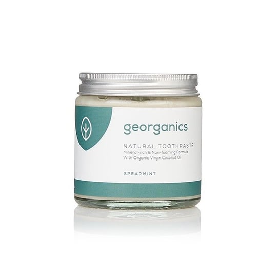 Georganics, mineralna pasta do zębów w słoiku Spearmint, 120 ml Georganics