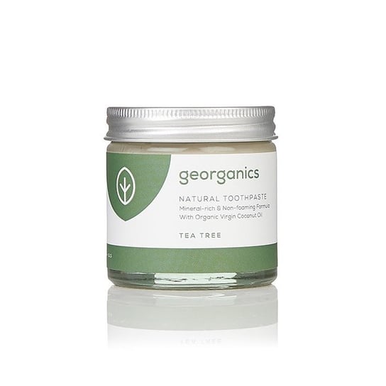 Georganics, mineralna pasta do zębów w słoiku Tea Tree, 120 ml Georganics