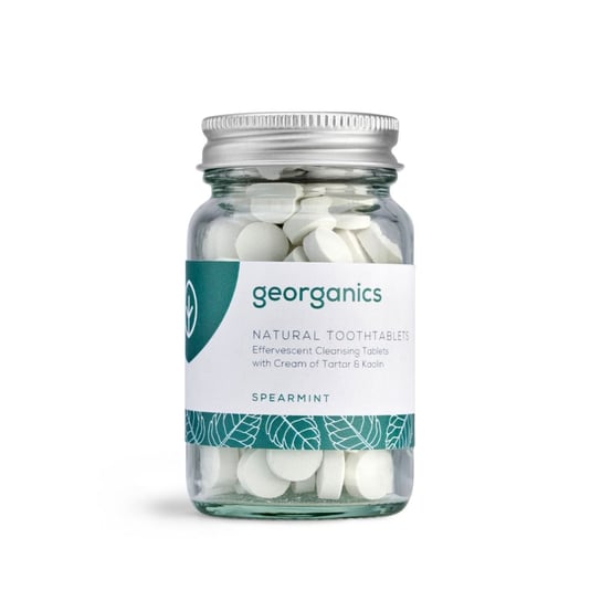 Georganics, naturalne tabletki do mycia zębów Spearmint, 120 tabletek Georganics