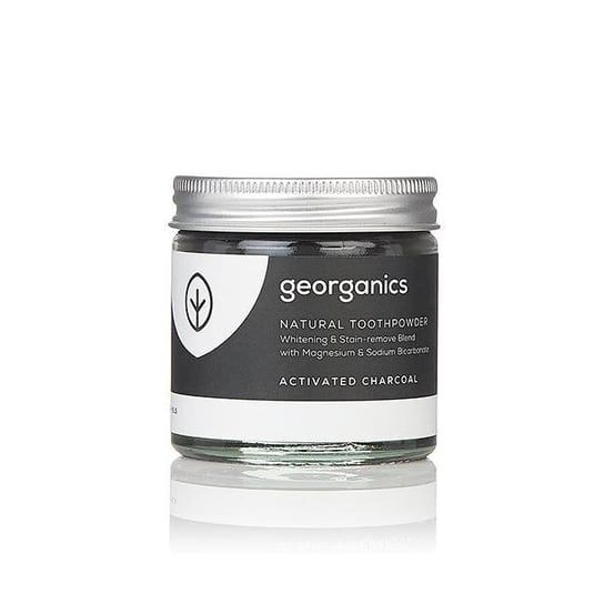 Georganics, proszek do czyszczenia zębów Activated Charcoal, 60 ml Georganics