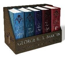 George R. R. Martin's A Game of Thrones Leather-Cloth Boxed Set (Song of Ice and Fire Series) Martin George R. R.
