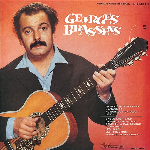 Georges Brassens et sa guitare accompagné par Pierre Nicolas N°5 Georges Brassens