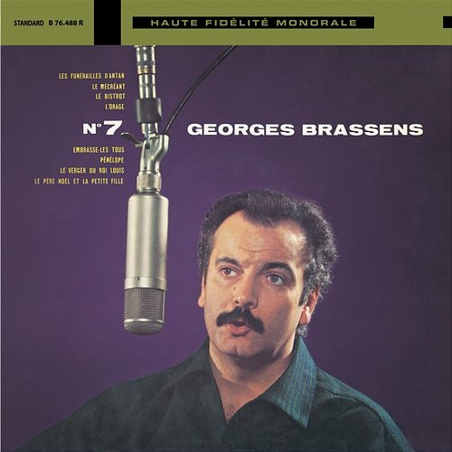 Georges Brassens et sa guitare N°7 Georges Brassens