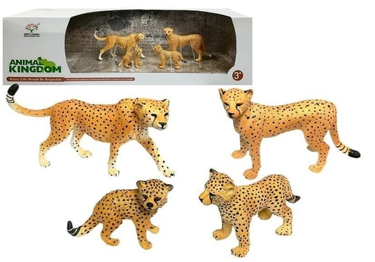 Gepard Figurki Edukacyjne Dzikie Zwierzęta 4 Sztuki Sawanna Inna marka