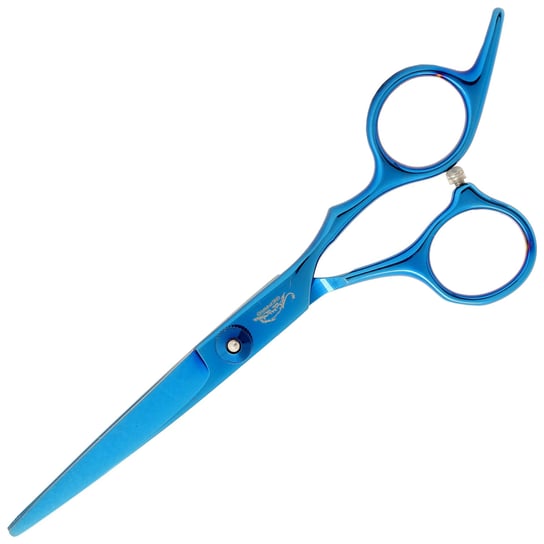 GEPARD Nożyczki groomerskie praworęczne 6,0 offset fryzjerskie do strzyżenia włosów do salonu linia Superior Calissimo