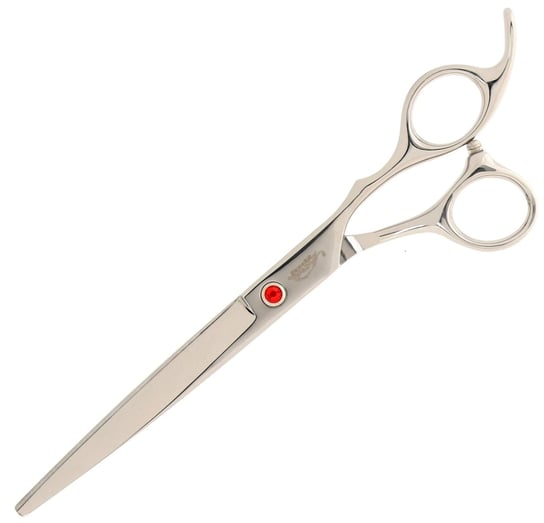 GEPARD Nożyczki praworęczne groomerskie 7,0 offset fryzjerskie do strzyżenia włosów do salonu linia Superior Calissimo