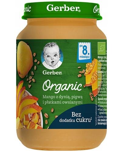Gerber Organic Deserek Mango Z Dynią, Pigwą 190G Gerber