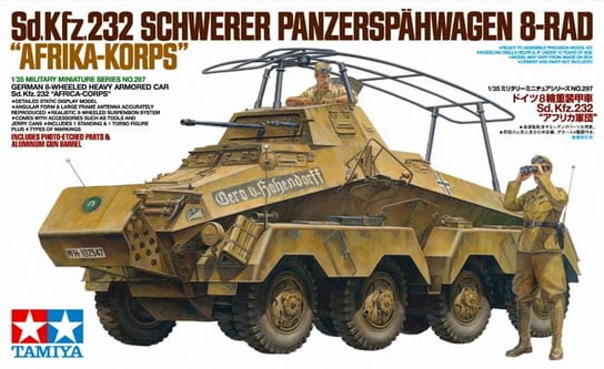 German 8-Wheeled Heavy Armored Car Sd.Kfz.232 "Africa-Corps" 1:35 Tamiya 35297 Tamiya