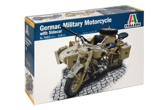 German military motorcycle with sidecar (GXP-578966) Italeri
