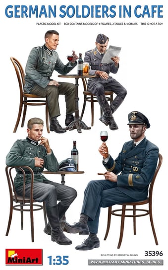 German Soldiers In Cafe 1:35 MiniArt 35396 MiniArt