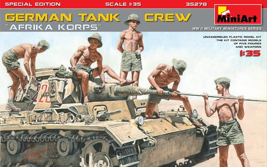 German Tank Crew Afrika Korps 1:35 MiniArt 35278 MiniArt