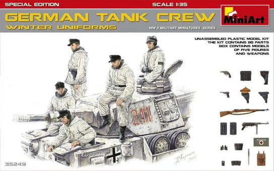 German Tank Crew (winter Uniforms) Special Edition 1:35 MiniArt 35249 MiniArt