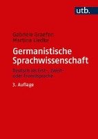 Germanistische Sprachwissenschaft Graefen Gabriele, Liedke-Gobel Martina