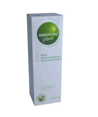 Gerovital, Plant, krem restrukturyzujący przeciw rozstępom, 200 ml Gerovital