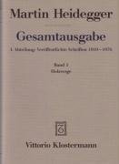Gesamtausgabe. 4 Abteilungen / 1. Abt: Veröffentlichte Schriften / Holzwege (1935-1946) Heidegger Martin