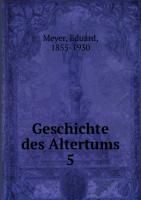 Geschichte des Altertums Meyer Eduard 1855-1930, Meyer Eduard
