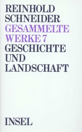 Geschichte und Landschaft Insel Verlag