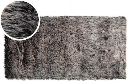 Gęsty dywan shaggy włochacz ALASKA 120x170 CZARNY Kontrast