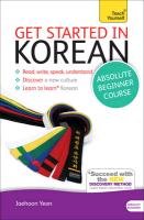 Get Started in Korean Absolute Beginner Course Yeon Jaehoon