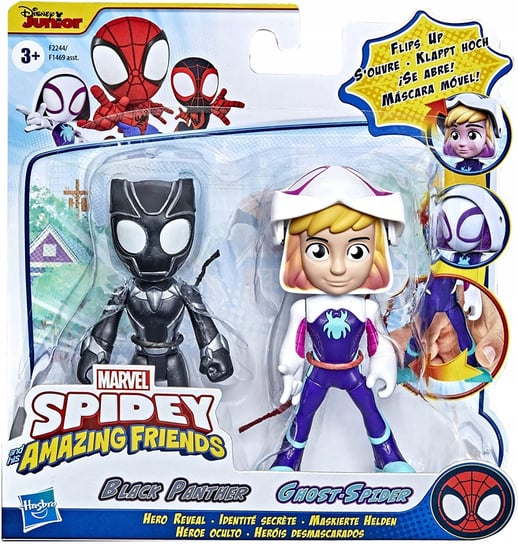Ghost Spider Black Panther Spidey And His Friends Hasbro