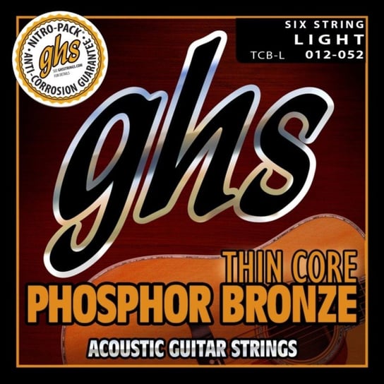 'Ghs Thin Core Phosphor Bronze Tcb-L Struny Akustyk Ghs Ghs Tcb L' GHS
