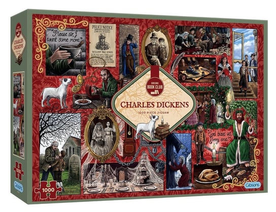 Gibsons, puzzle, Klub Książki Charles Dickens, 1000 el. Gibsons
