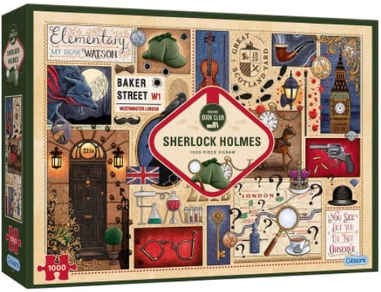 Gibsons, puzzle, Klub Książki Sherlock Holmes, 1000 el. Gibsons