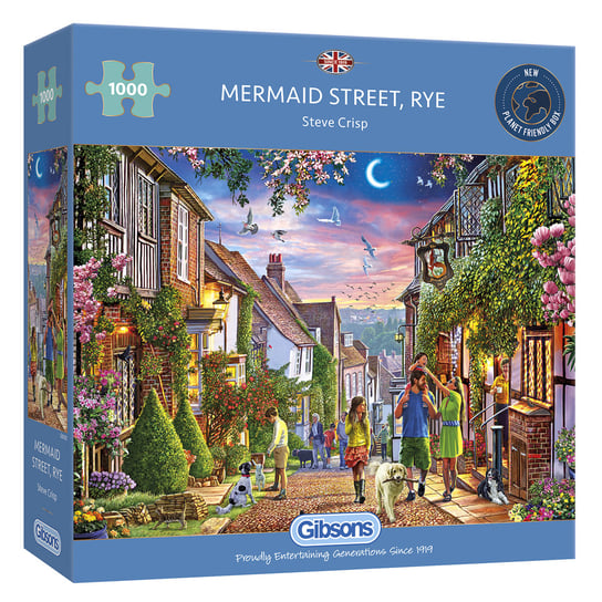 Gibsons, puzzle, Mermaid Street / Rye / Anglia, 1000 el. Gibsons